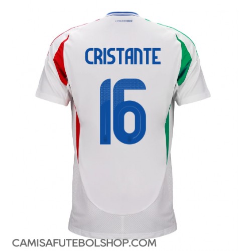 Camisa de time de futebol Itália Bryan Cristante #16 Replicas 2º Equipamento Europeu 2024 Manga Curta